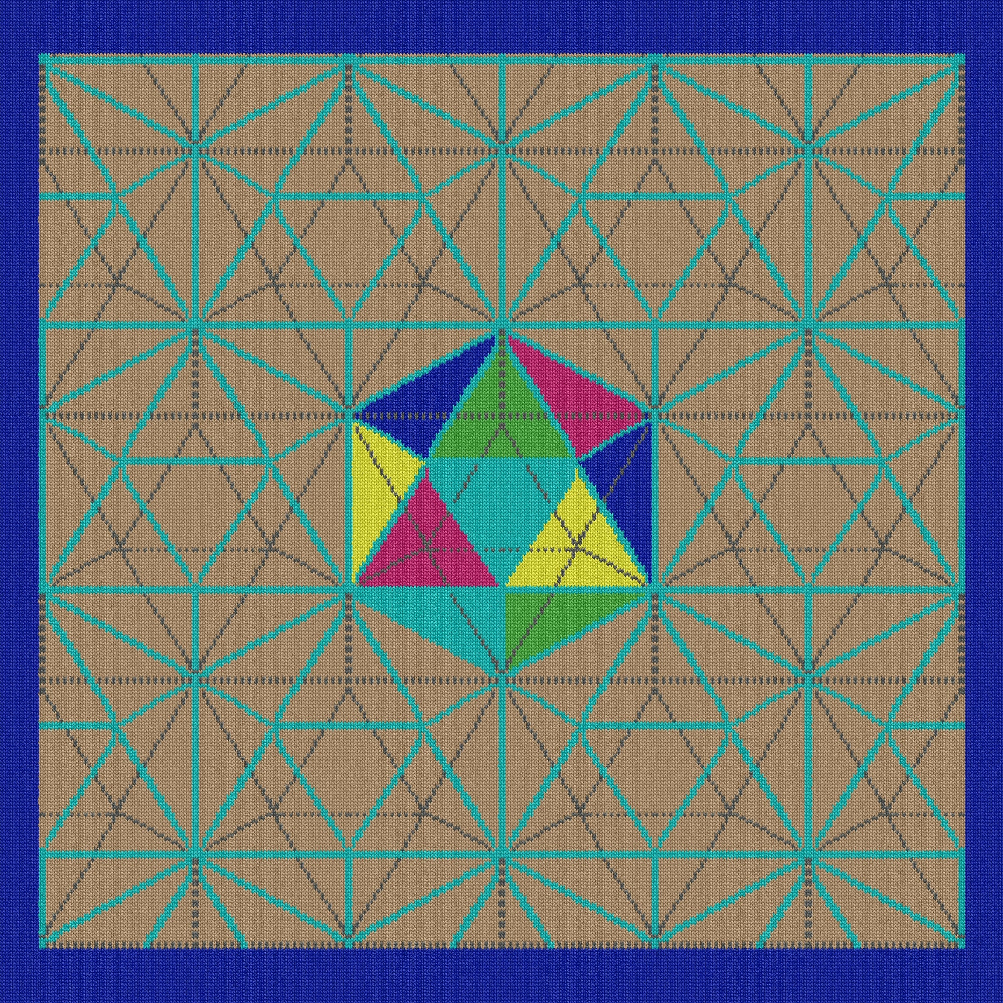 Platonic Solids Editions 8"x8" Framed Print ICOSAHEDRON